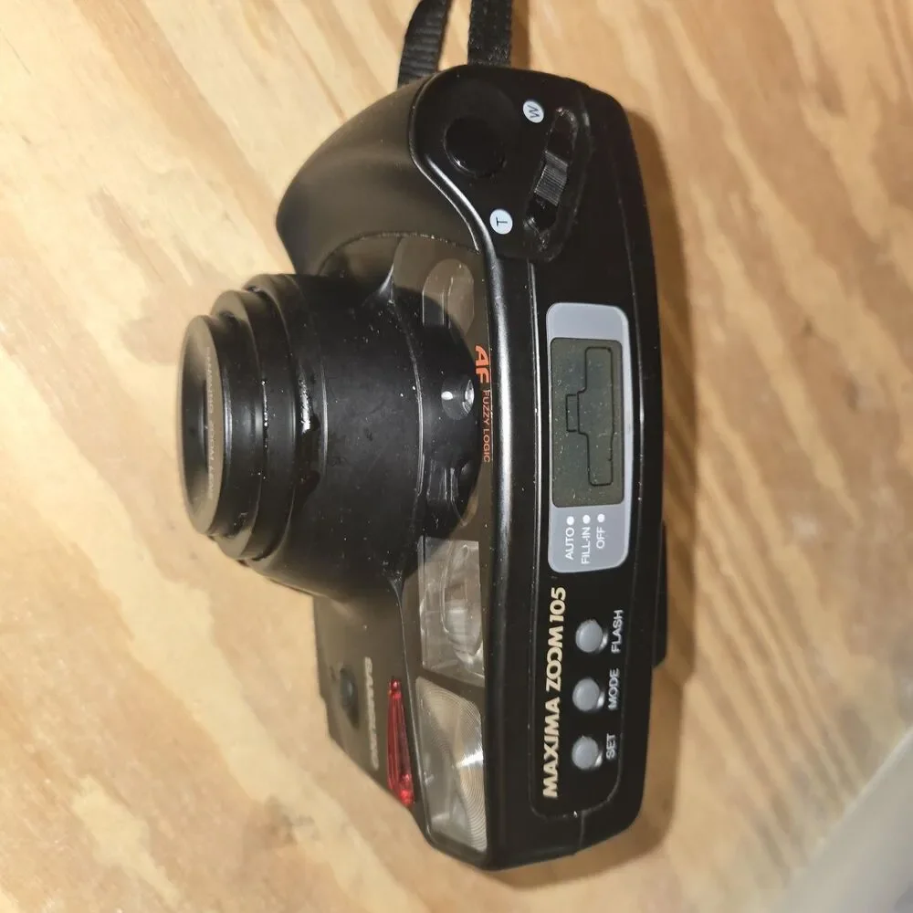Samsung AF Zoom 105S Point & Shoot 35mm 90s Y2K Film Camera Tested Working*